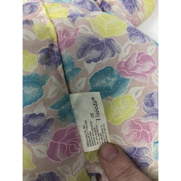 Uneeda Pretty Powder Puff Plush Vintage Doll Fabric Stuffed Soft Toy 14" Softest - Picture 4 of 9